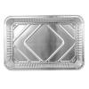 Embalagem de alumínio retangular com borda ondulada 315x215x42 mm - D 2200 A (vista da planta)