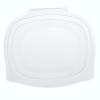 Embalagem de plástico PP transparente retangular 124x106x49 mm. - GCP 250 (vista da planta)