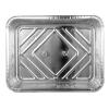 Embalagem de alumínio retangular com borda ondulada 227x177x38 mm. - D 1100 MM (vista da planta)