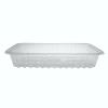 Envase de plástico PET transparente rectangular sin tapa 250x182x40 mm. - GOT 1100 (vista frontal)