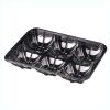 Embalagem de plástico OPS transparente retangular compartimentada 250x182x40 mm. - GO 1100 A (vista oblíqua II)