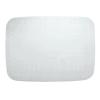 Envase de plástico OPS transparente rectangular sin tapa 250x182x27 mm. - GO 700 (vista planta)