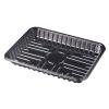 Rectangular transparent OPS plastic container without lid 700 ml. 250x182x27 mm. - GO 700 (oblique view II)