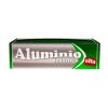 Lebensmittelechte Aluminiumfolienrolle 29 cm × 200 m – E.29X200BL2-6 (Frontpack Ansicht)