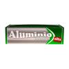 Rouleau de papier aluminium alimentaire 40cmx150 m. - E.40X150BL1-6 (vue pack avant)