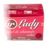 Special aluminium foil roll for hairdressing 100 m, red color – STARLADY ROJO (detail view)