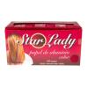 Special aluminium foil roll for hairdressing 100 m, red color – STARLADY ROJO (front view)