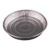 Barquette ronde en aluminium bord recourbé Ø135x17 mm - A 203 (vue oblique II)