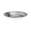 Round aluminum foil container with crimped edge Ø113x12.5 mm - A 106 (elevation view)